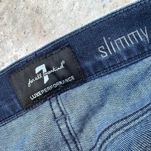 7 For All Mankind Men’s W32 Dark Blue Straight Jeans NWOT